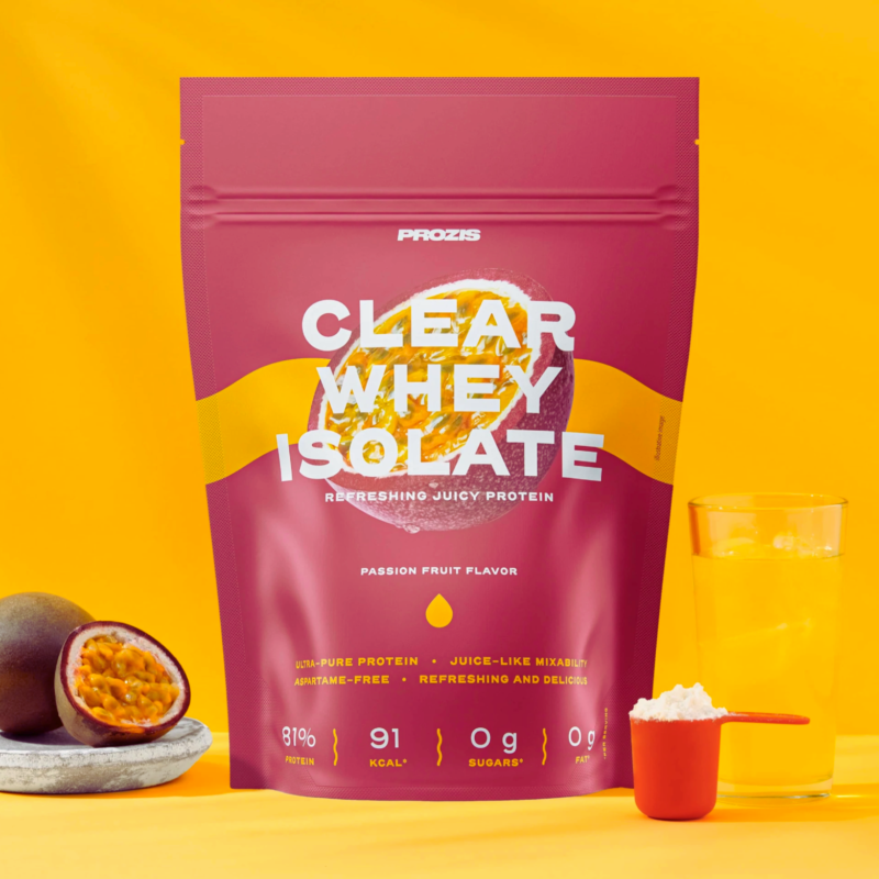 Prime - Nutrition sportive en Nouvelle Calédonie Clear Whey Isolate - Fruit de la passion - 500g