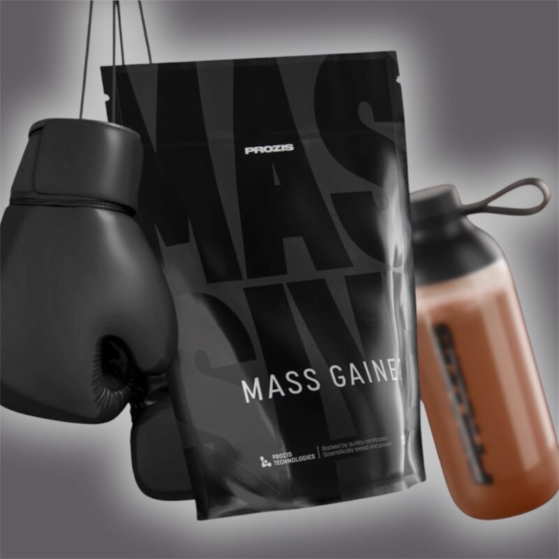mass gainer fraise & banane 2,3 kg