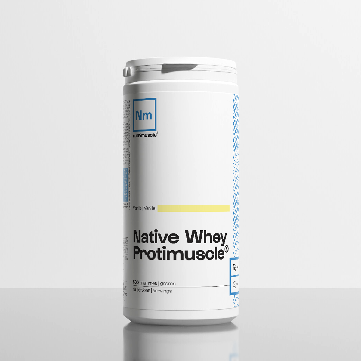 whey native protimuscle® vanille 500g whey native protimuscle® vanille 500g