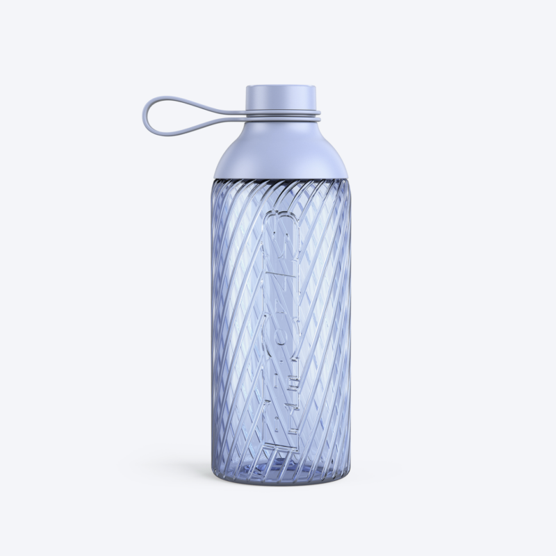 shaker bottle spiral rose 600ml