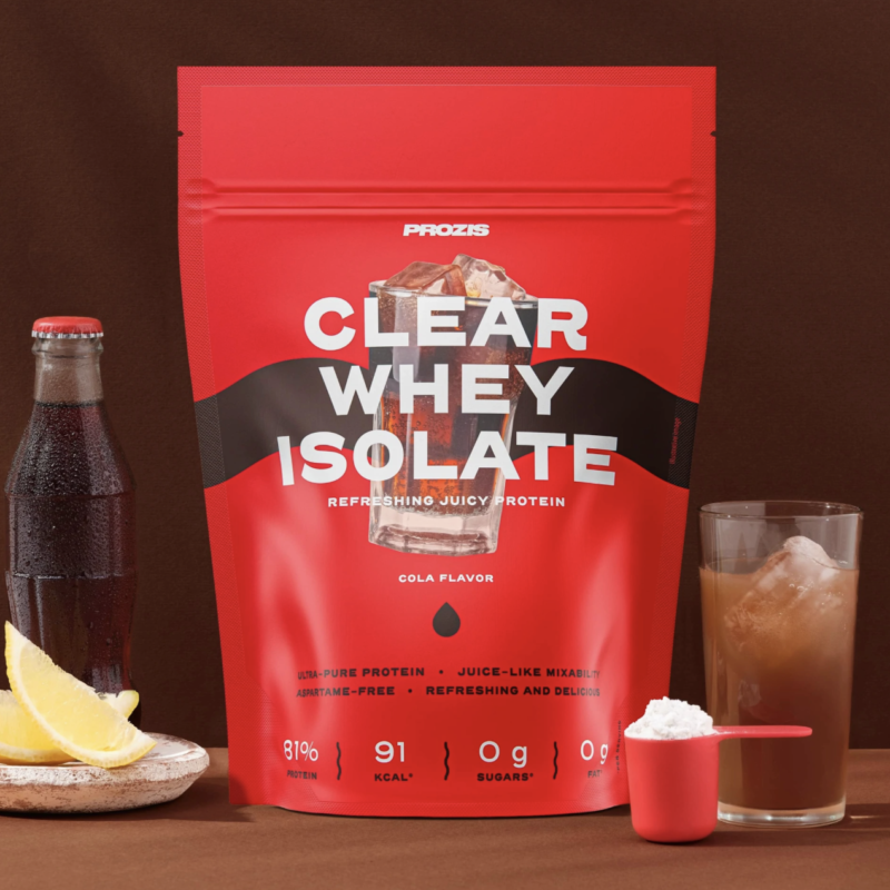 clear whey isolate – cola – 500g
