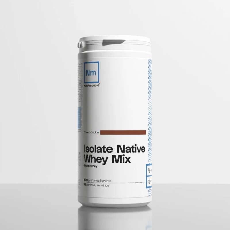 isolate native whey mix choco cookie 500g